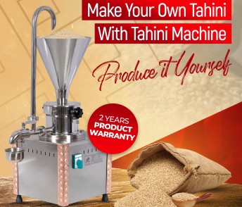 Your Reliable Partner in Producing Market Type Tahini